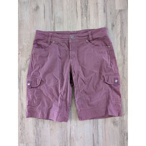 Kuhl Splash Cargo Shorts Purple Berry, Size 8 (C1)